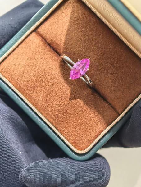 Luxe Heirloom Ring - Pink Sapphire
