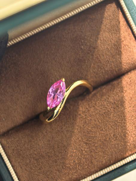 Luxe Heirloom Ring - Pink Sapphire #6
