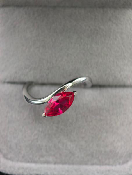 Luxe Heirloom Ring - Pigeon Blood Red
