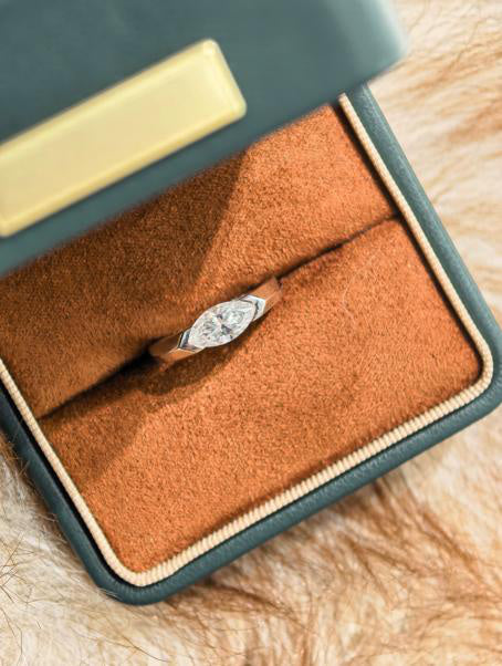 Luxe Heirloom Ring - White Moissanite