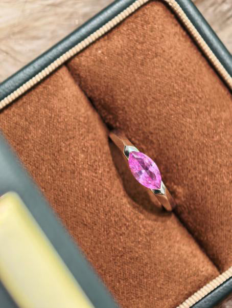 Luxe Heirloom Ring - Pink Sapphire