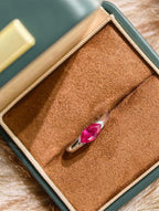 Luxe Heirloom Ring - Pigeon Blood Red