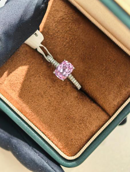 Luxe Heirloom Ring - Padparadscha Pink