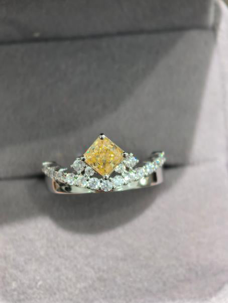 Luxe Heirloom Ring - Ice Flower Yellow