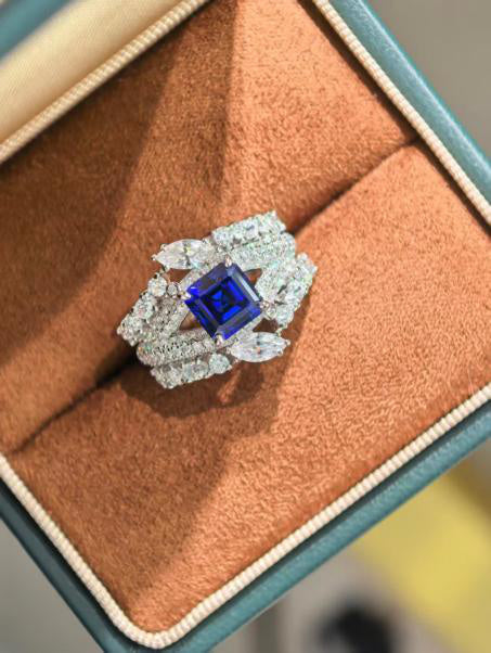 Heritage Luxe Ring - Royal Blue