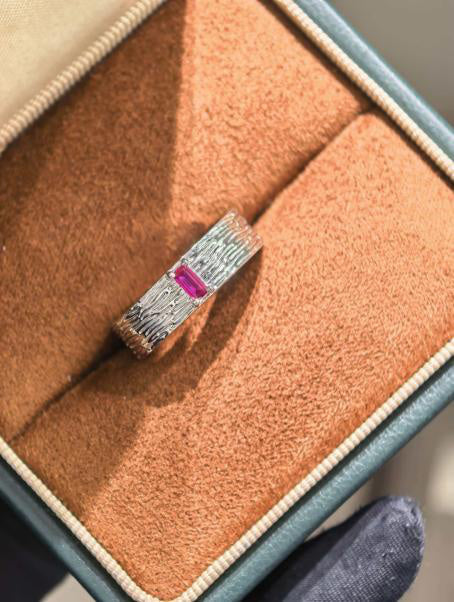 Luxe Heirloom Ring - Pigeon Blood Red