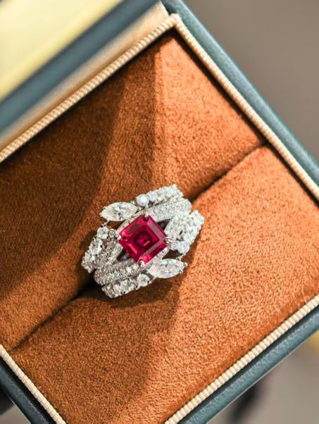 Heritage Luxe Ring - Pigeon Blood Red