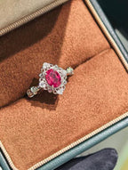 Luxe Heirloom Ring - Pigeon Blood Red