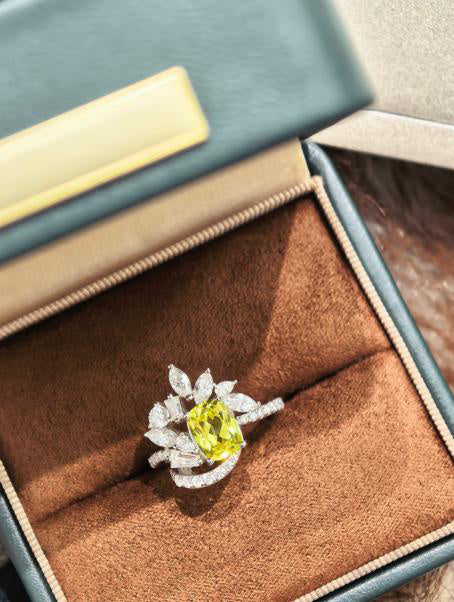 Sweetheart Ring - Canary Yellow