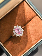 Princess Diana Ring - Padparadscha Pink