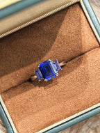 Past Present Future Ring - Royal Blue