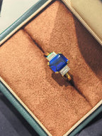 Past Present Future Ring - Royal Blue #8