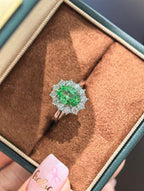 Princess Diana Ring - Mint Green