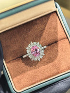 Princess Diana Ring - Padparadscha Pink