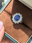 Princess Diana Ring - Royal Blue